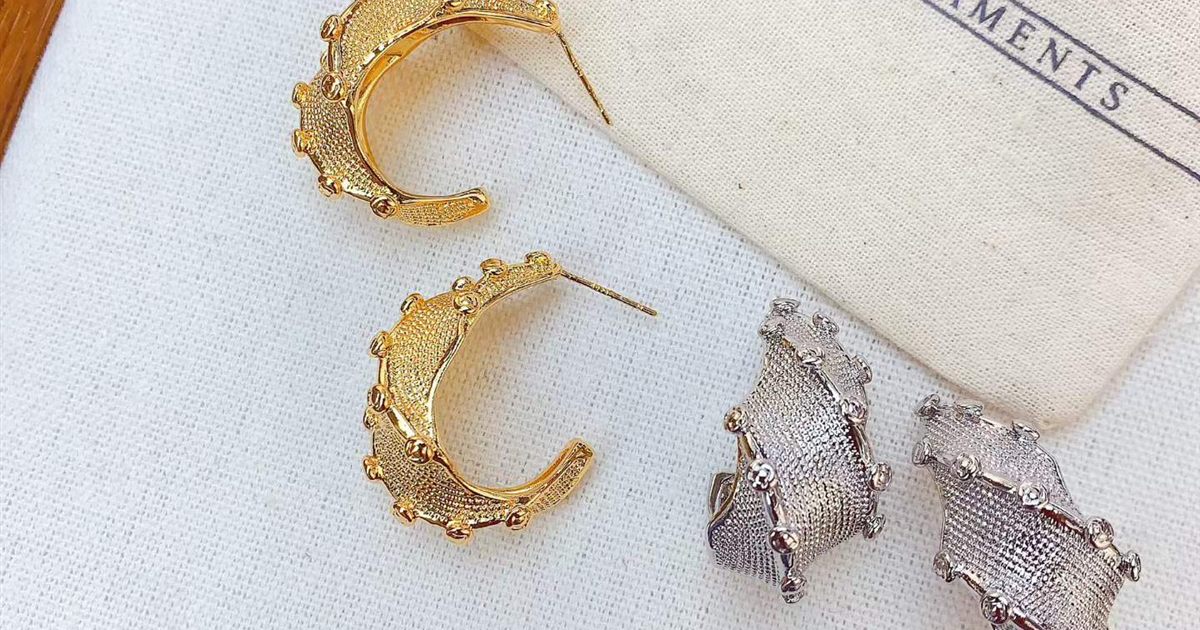Best anti-tarnish Korean jewellery hoop earrings Chennai